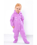 Infant Girls’ Bodysuit – Warm 3-Thread Fleece &amp; Soft Nap, Winter,  Nosi ... - $720.31 MXN+