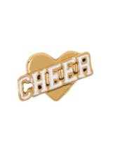 Origami Owl Charm (New) Love Cheer - Gold Heart (CH1382) - £6.96 GBP