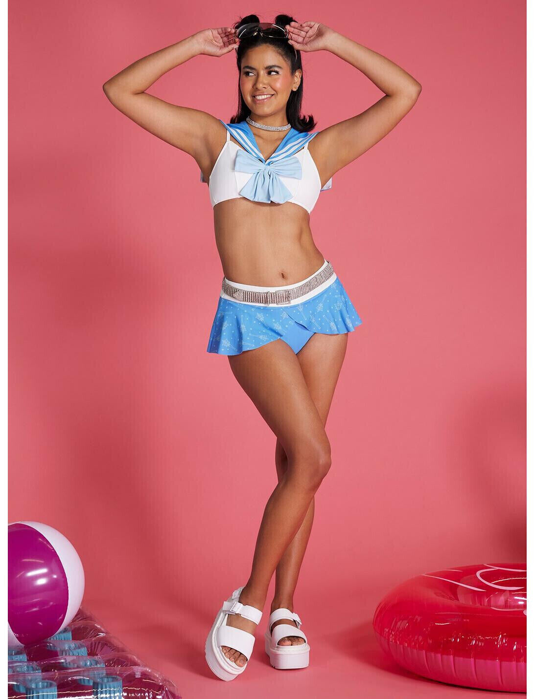 Sailor Moon Sailor Mercury Cosplay Bikini Swim suit XS, S, M - $29.99+