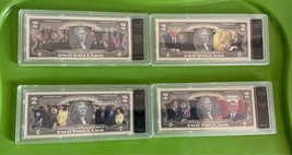 Lot of 4 Colorized 2 Dollar Bills - Barak Obama Limited edition. - $924.40 MXN