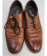 Aston Grey Orlando Dress Shoes Plain Toe Oxford Brown Leather Mens 11.5 ... - $18.00