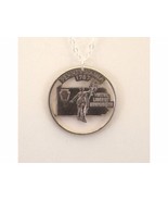 Pennsylvania Cut-Out Coin Necklace State Quarter 18 inch Chain - £18.71 GBP