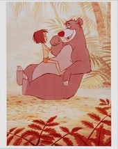 The Jungle Book 8x10 photo Mowgli sits on Baloo&#39;s stomach - £9.40 GBP