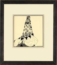 1899 Original Beardsley Line Block Print "A Suggested Reform in Ballet Costume" - $336.11