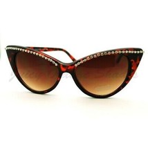 Womens Fashion Sunglasses Super Cateye Rhinestone Top Hot Design - £14.01 GBP