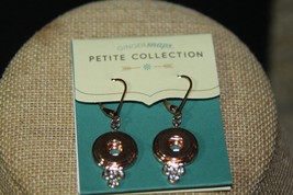 Ginger Snap &amp; Co Petite 12mm Snap - Fits M&amp;V 12mm (New) Lyra Earrings -ROSE Gold - £14.44 GBP