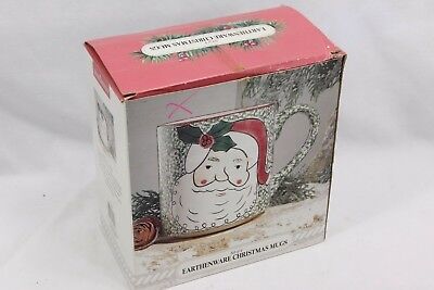 Home Trends Santa Christmas Mugs Set of 4 Mugs in original box Xmas - $19.59