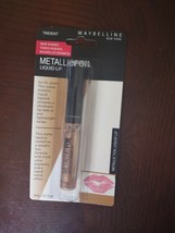 Maybelline Lip Studio 90 TRIDENT Metallic Foil Liquid Matte Lipstick *SH... - £6.87 GBP