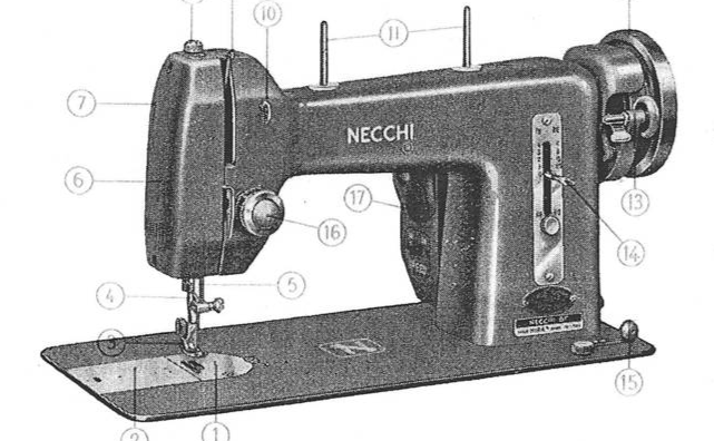 Necchi BF Mira manual 2nd Edition 1954 instructions hard copy - $12.99