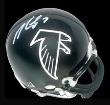 MICHAEL VICK AUTOGRAPHED SIGNED THROWBACK ATLANTA FALCONS MINI HELMET w/COA - $98.99