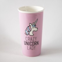 Crazy Unicorn Lady Ciroa Horse Pony Tumbler Ceramic Coffee Mug Tea Cup P... - £10.04 GBP