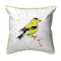 Betsy Drake Betsy&#39;s Goldfinch Extra Large Pillow 22 X 22 - £55.07 GBP
