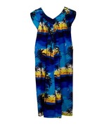 Sweetheart Hawaii Muumuu Vintage Long Dress Size 20 Pocket Polyester Pal... - $516.68 MXN