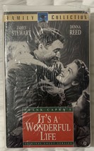 It&#39;s A Wonderful Life VHS James Stewart / Donna Reed New Sealed Rare Clam Shell - £6.12 GBP