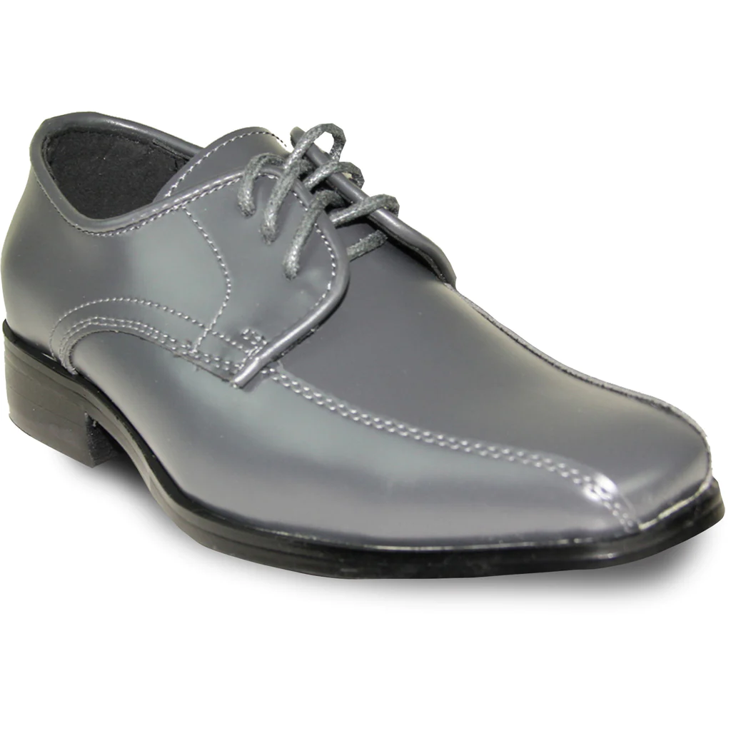 VANGELO TUX-5 Boy Tuxedo Shoe Dress Wedding, Prom Wrinkle Free Iron Grey - $936.94 MXN