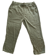 Side Stitch Los Angeles Women&#39;s Pants Green 1X - $26.29 CAD
