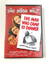 The Man Who Came to Dinner DVD Bette Davis Monty Woolley Christmas NEW - £18.65 GBP