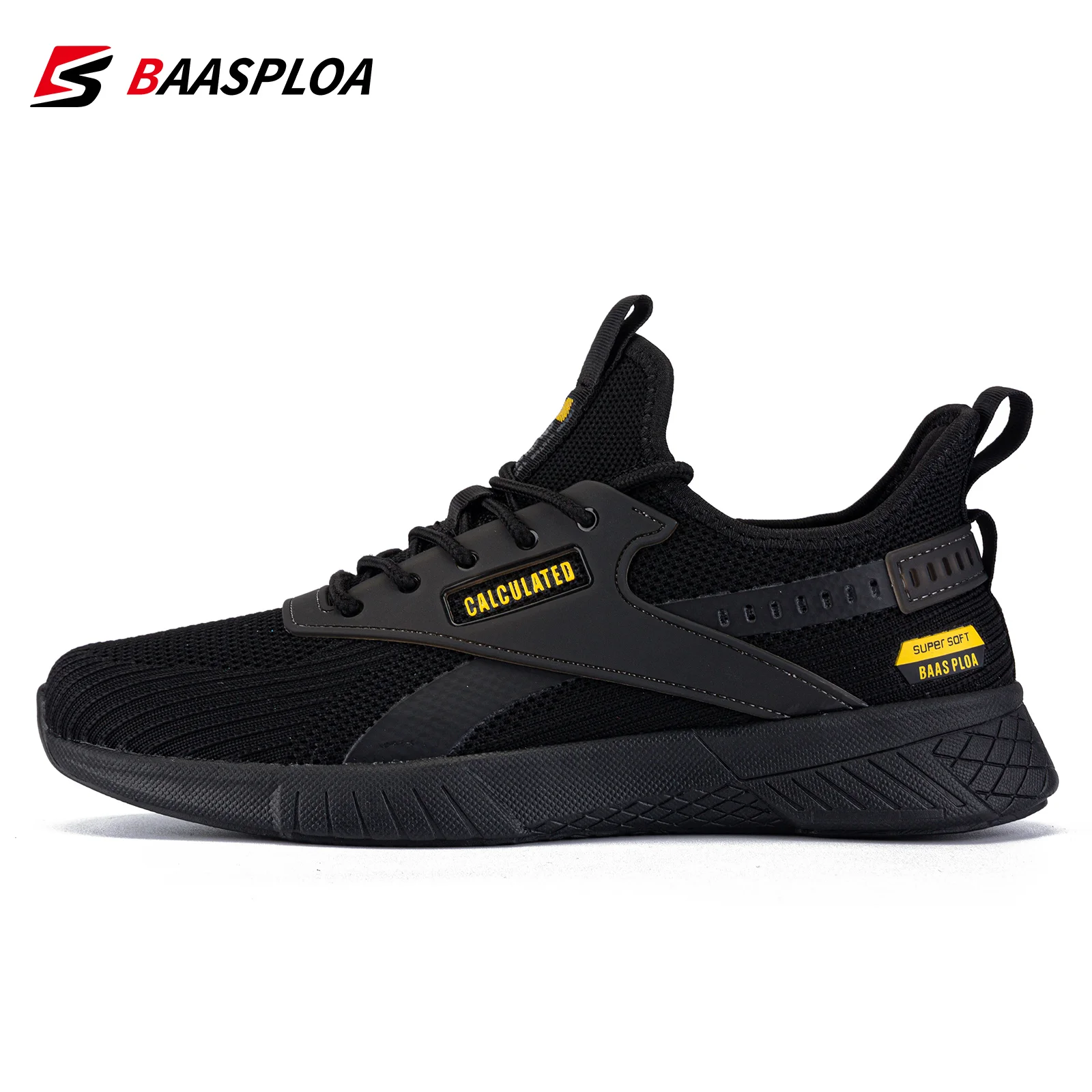 Best Sneakers Baasploa 2024 New Men&#39;s Sneaker Fashion Comfortable Casual Shoes M - £81.37 GBP