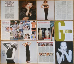 GEENA DAVIS clippings 1980s/00s magazine articles photos Thelma &amp; Louise actress - £7.46 GBP