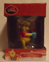 Disney 3&quot; Winnie the Pooh 3D Figural Resin Ornament - £11.98 GBP