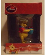Disney 3&quot; Winnie the Pooh 3D Figural Resin Ornament - £11.73 GBP