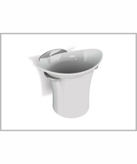 Amara Soft white porcelain wall toothbrush holder. - $109.40 CAD