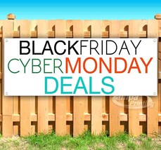 Black Friday Cyber Monday Deals Advertising Vinyl Banner Flag Sign Many Sizes - £18.69 GBP+