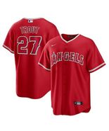 Mike Trout #27  Angel Men's Home Replica Jersey - All Stitched - $49.99