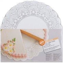 Wilton Show-N-Serve 12-Inch Lace Doily Cake Circles, 8-Count - Round Cak... - £13.36 GBP