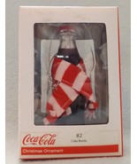 4&quot; Coca Cola Bottle with Scarf Ornament by Kurt S Adler - £11.73 GBP