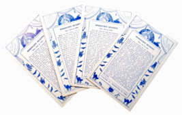 4 Exhibit Horoscope Reading Fortune Teller Cards Bats Cats Witches Art D... - $22.33