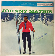 Johnny Mathis signed 1972 Merry Christmas Album Cover/LP/Vinyl/Record- Beckett R - £78.17 GBP