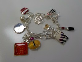 Avon charm bracelet 2011 125th Anniversary jewelry fits up to 8.5" wrist - $12.00