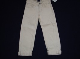 Girl Gap Boyfit, Ivory Color Pants Size, 4, 5, 6 and 10 Slim Nwt - $15.00