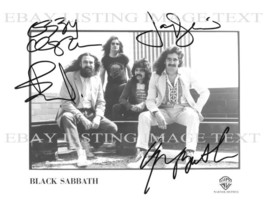 Black Sabbath Band Signed Autograph 8x10 Rp Promo Photo Ozzy Osbourne Iron Man - £15.97 GBP