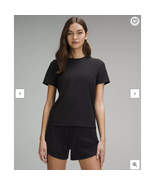 Black Lululemon Love Organic Cotton Crewneck T-Shirt Women&#39;s Sz S Small ... - $66.54 CAD