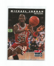 Michael JORDAN-NBA Playoffs 1992 Skybox Usa Basketball Card #42 - £4.61 GBP