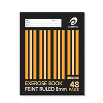 Olympic 8mm Ruled Exercise Book (Pack of 20) - 48 Pages - $36.60