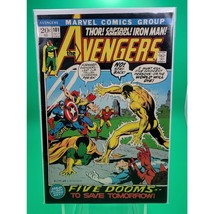 The Avengers # 101 Five Dooms to Save Tomorrow July 1972 Bronze Age - $20.14