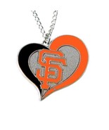 Aminco MLB San Francisco Giants Swirl Heart Necklace - €12,85 EUR
