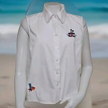 Disney Jungle Jubilee Shirt Womens Sz L White Embroidered Mickey Mouse C... - $356.73 MXN Disney Jungle Jubilee Shirt Womens Sz L White Embroidered Mickey Mouse C... - $356.73 MXN