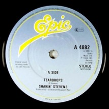 Shakin' Stevens - Teardops / You Shake Me Up [7" 45 rpm Single] UK Import PS image 2