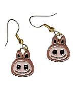 Creepy Cute FUFU MONSTER BUNNY Funky EARRINGS Fang Smile Charm Novelty J... - €5,85 EUR