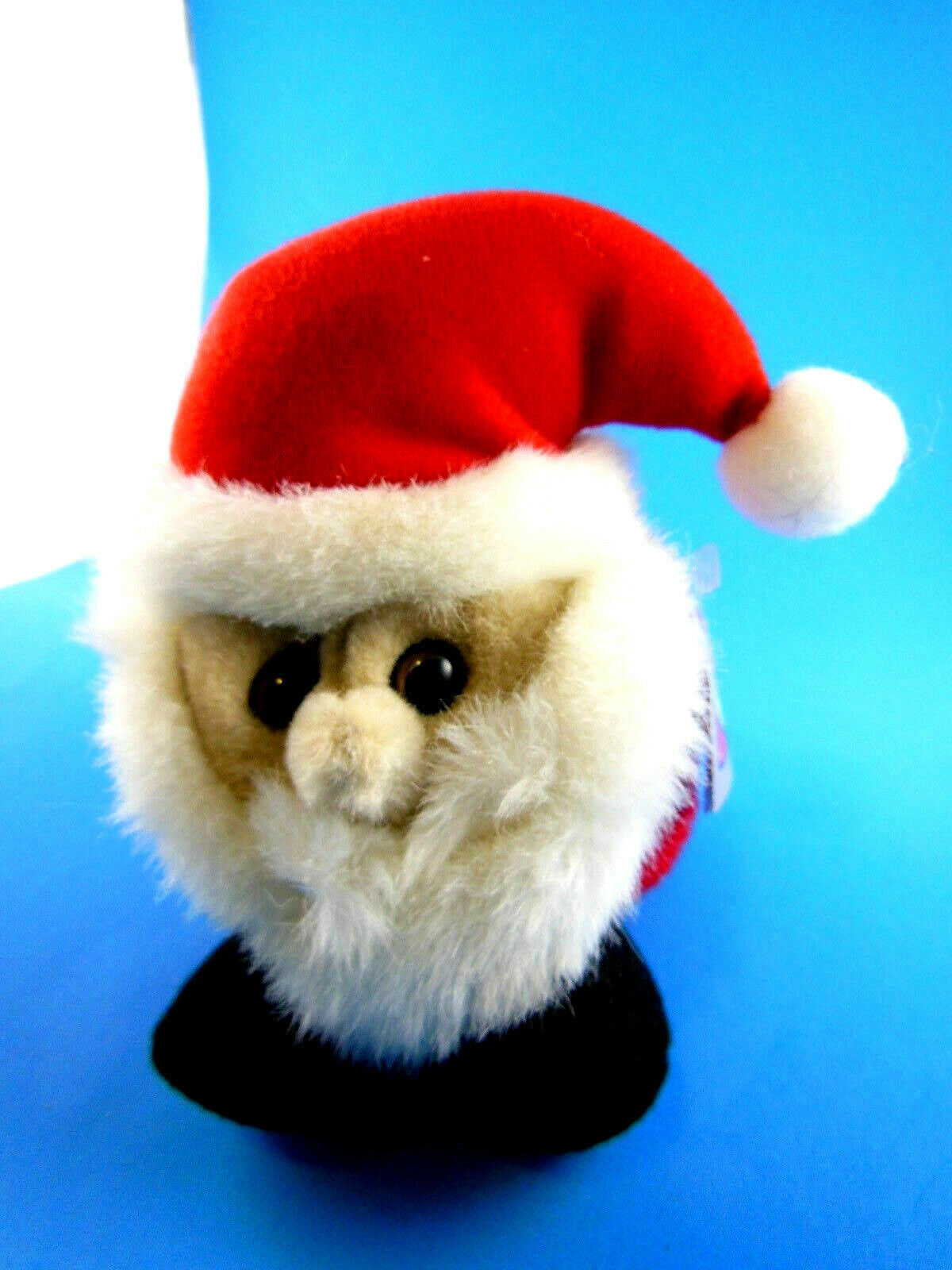 Santa Claus Puffkins Mint With Tag  Swibco bean bag Christmas limited edition - $8.90