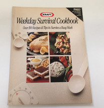 Kraft promo vintage  cookbook weekday survival cookbook easy quick recipes - $19.75
