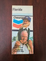 Florida Road Map Courtesy of Chevron 1973 - £10.58 GBP
