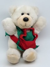 Vintage 1988 Dakin 13&quot; Christmas Holiday Bear Cute Gift w/ Cookie Cutter - £28.00 GBP