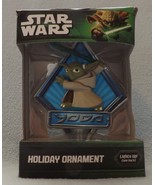 Star Wars Clone Wars Yoda 3&quot; Bas-Relief Lighted Ornament - £11.98 GBP