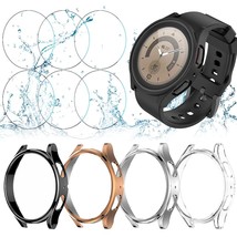 [4+6 Pack] Case For Samsung Galaxy Watch 5 Pro 45Mm With Waterproof Temp... - £11.75 GBP