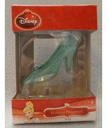 Disney 3&quot; Cinderella&#39;s Shoe 3D Figural Resin Ornament - £11.73 GBP